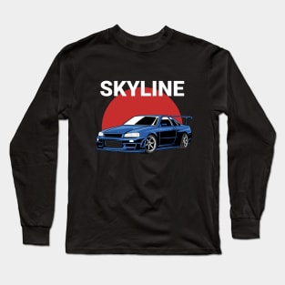 JDM Skyline Long Sleeve T-Shirt